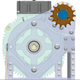 This CAD mockup of how the two powertrain components will fit together shows the long bolt that Brown uses to tension the chain to the left.